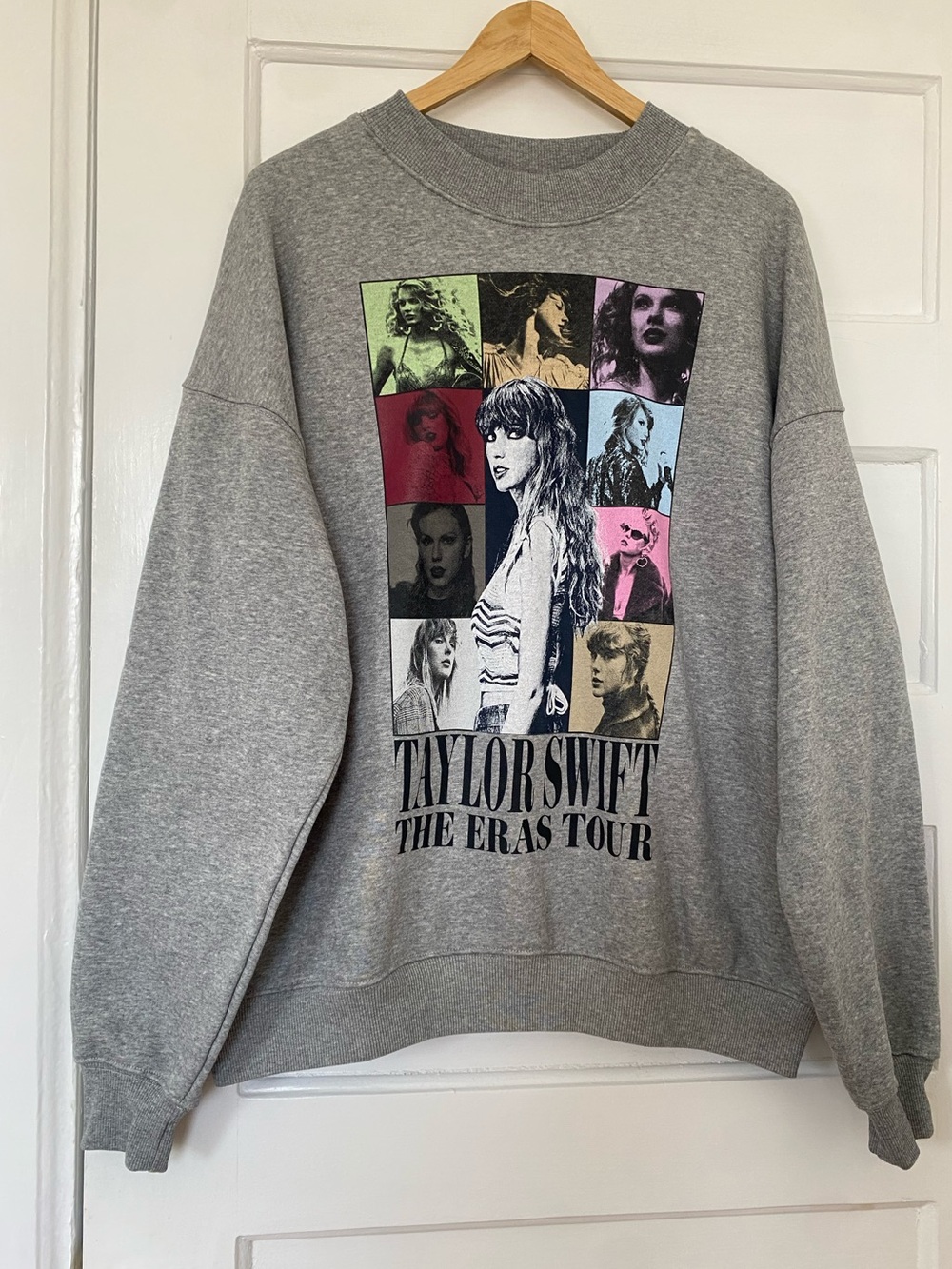 Taylor Swift Eras Tour Heather grey crewneck sweatshirt